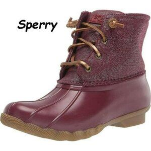 Sperry Women's Saltwater Rain Boot, Sz 8 & 9,